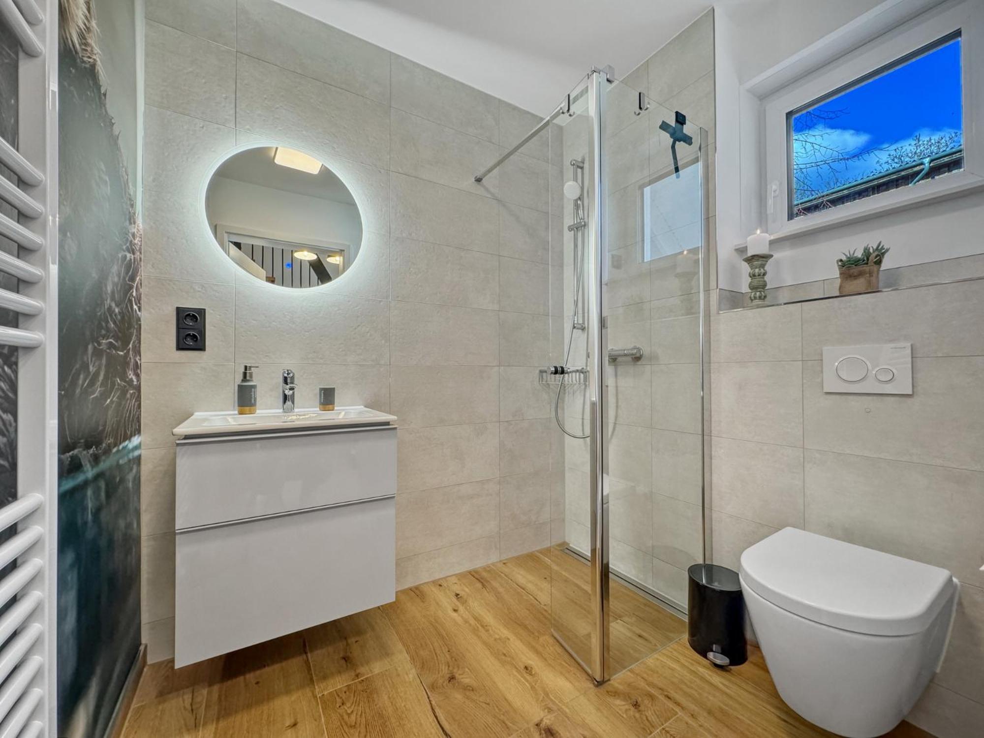 Cblue: Seeblick, Kamin, Wallbox, Natur Bentwisch Екстер'єр фото