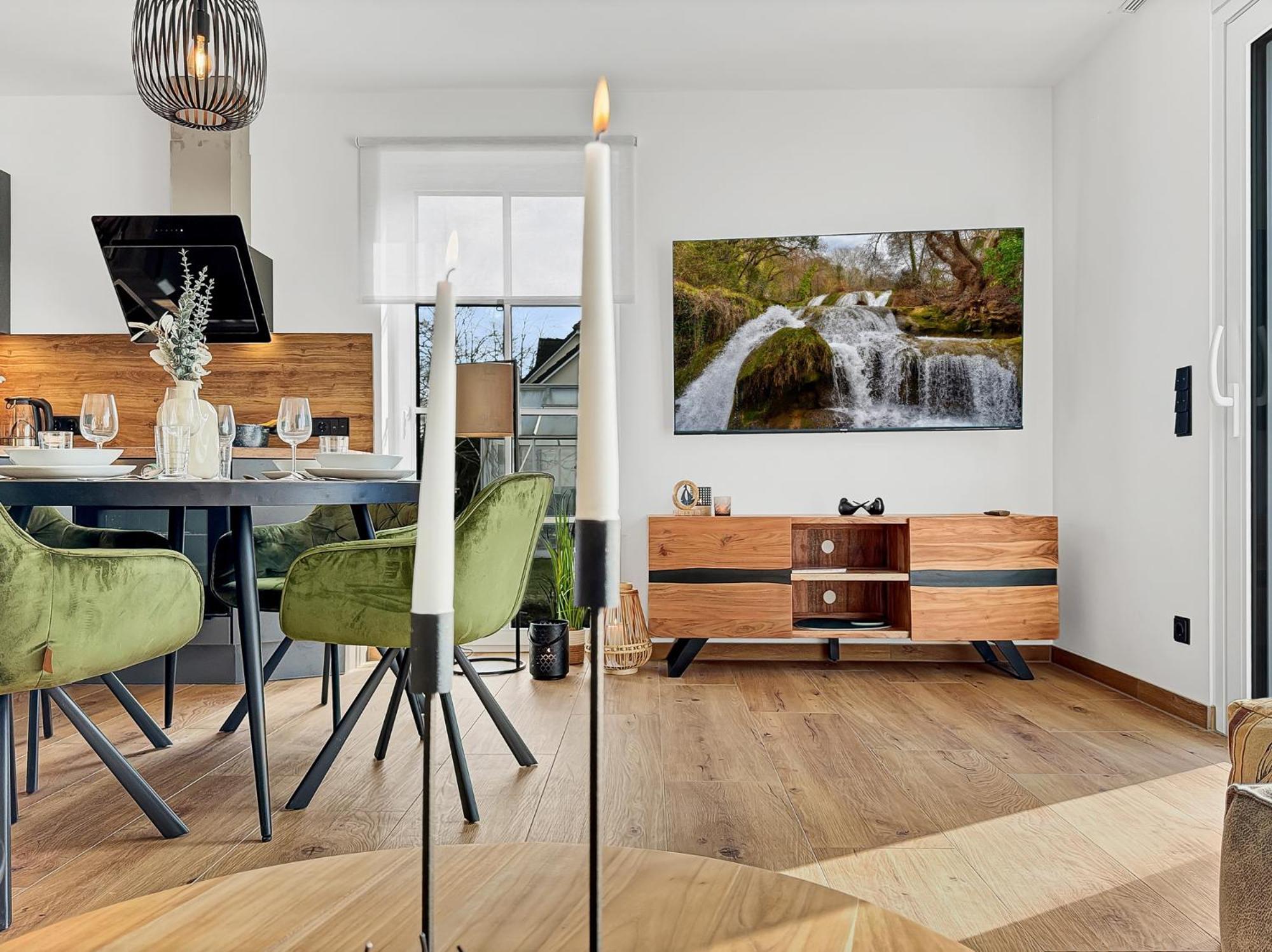 Cblue: Seeblick, Kamin, Wallbox, Natur Bentwisch Екстер'єр фото