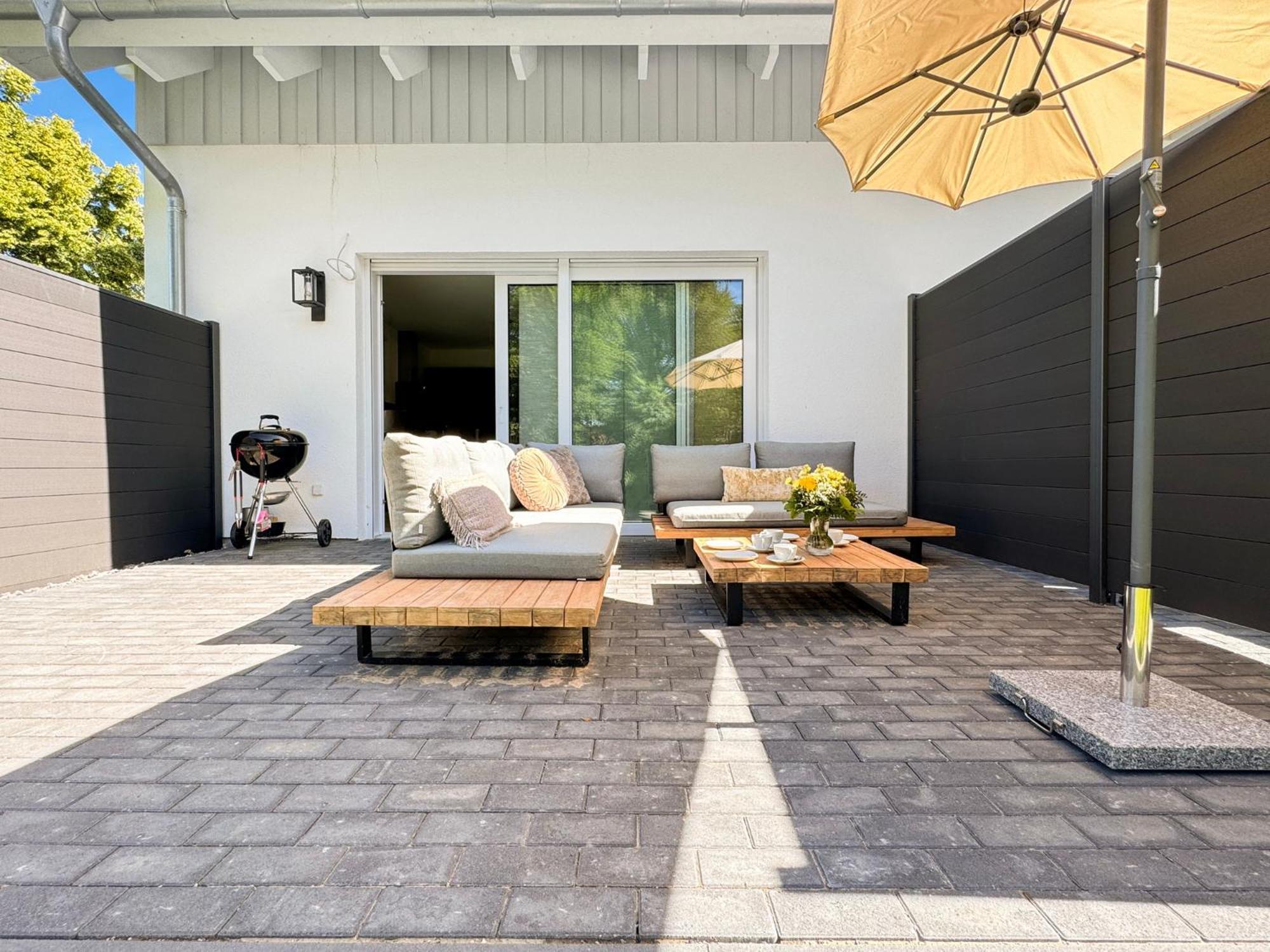 Cblue: Seeblick, Kamin, Wallbox, Natur Bentwisch Екстер'єр фото